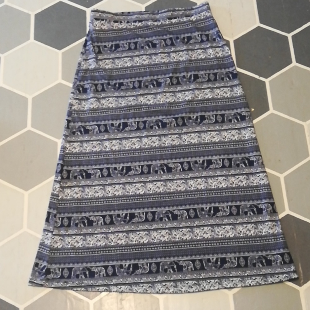 Elephant Maxi Skirt